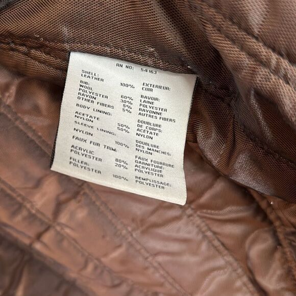 Marc New York Mens Brown Pebbled Leather Jacket - XL - Picture 4 of 9